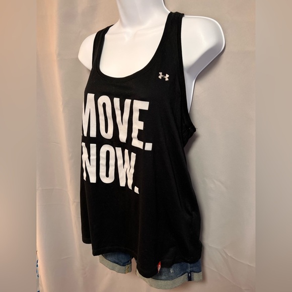 Under Armour heat gear top-tank size Large black - Picture 3 of 8